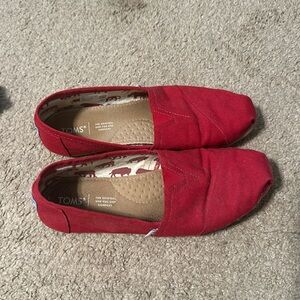 Toms Classic Canvas Red
